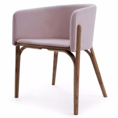 China Modern Modern Wooden Dining Chair Dining Chair Fabric Chair for sale