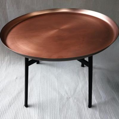 China Eco - Friendly Replica Furniture Pod Coffee Table In Black Powder Coated Steel Frame for sale