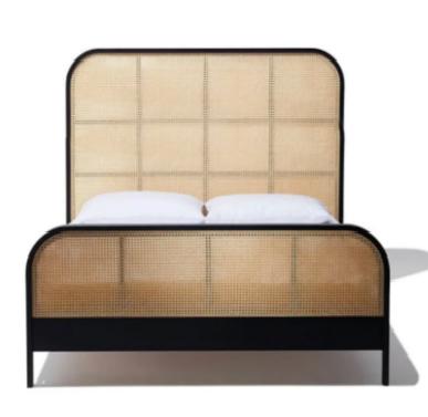 China DISEN Adjustable Luxury Design Rattan Bed(Others) King Bed Natural Queen Bed Bedroom Home Furniture for sale