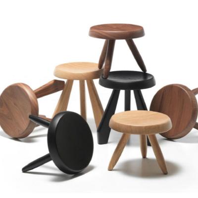 China Modern Round Meribel Stool Charlotte Perriand Stool Convertible Stool High Quality Chair Stool for sale