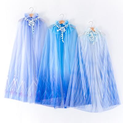 China Princess Cloak Little Girls Halloween Christmas Cosplay Breathable Costume Dress Up Dress 130cm for sale