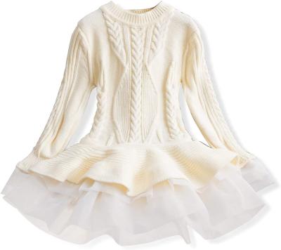 China Multilayer Dry Cleaning Toddler Girl Long Sleeve Ruffled Tutu Dress Dresses for sale