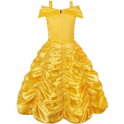 China Vintage Princess Dress Off Shoulder Layered Costume For Little Girl for sale