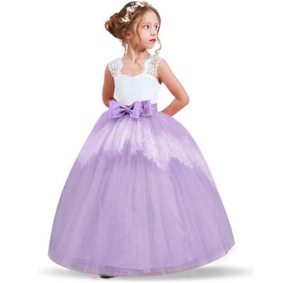 China Sleeveless Embroidery Princess Pageant Dresses Kids Prom Ball Gown Girls Breathable Girl Dress 8 Years Old for sale