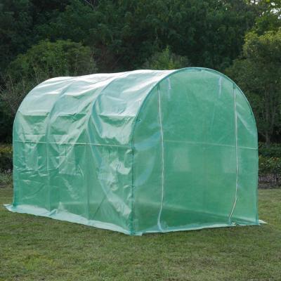 China Hot Selling Easily Assembled Aluminum Alloy Galvanized Steel Frame Garden Greenhouse China Supply Tunnel Walk-In Garden Greenhouse for sale