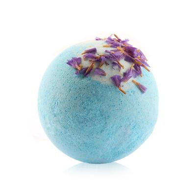 China With Petal Natural Orchid Bath Bombs Bubble Flowers Organic Bath Fizzies Handmade for sale