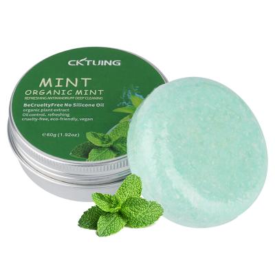 China Private Label Hair Cleaning Regenerating Soap Bar Shampoo Deep Cleaning Nourishing Mint Bar for sale