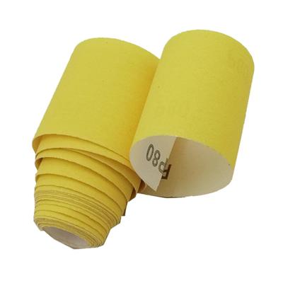 China High Efficiency 115mmx50m High Performance White Aluminum Oxide Sandpaper Roll For Wood for sale