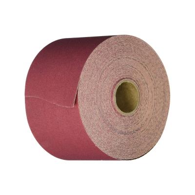 China High Performance Aluminum Oxide Sandpaper Polishing Roll For Metal / Wood for sale