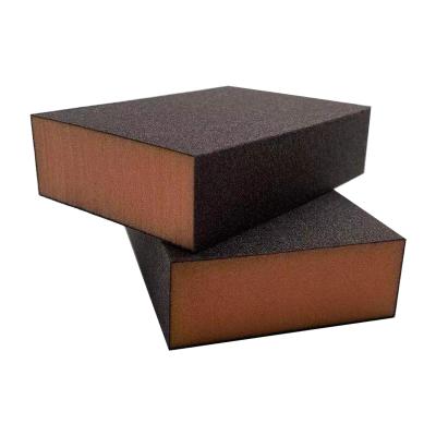 China Flexible Aluminum Oxide Water Proof Sponge High Efficiency Sanding Block for sale