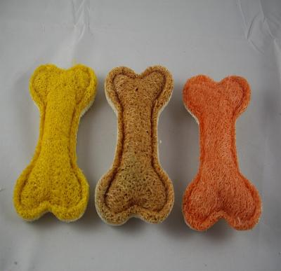 China Viable Small Brown Loofah Elephant Dog Toy for sale