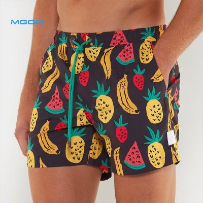 China 2022 MGOO Anti-Wrinkle Summer Men's Board Beach Design Your Own Shorts Swim Trunks Polyester Swim Shorts 4 Recycled Stretch Shorts for sale