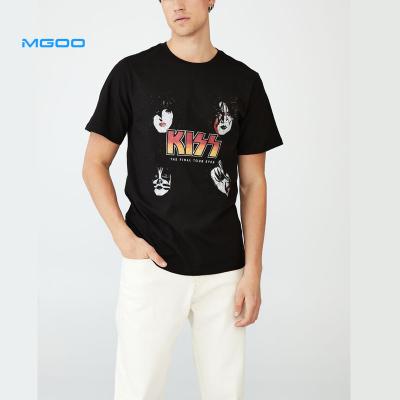 China Anti-Wrinkle MGOO Low MOQ Anti-Wrinkle Hip Hop Style Colorful T Shirts For Teenagers for sale