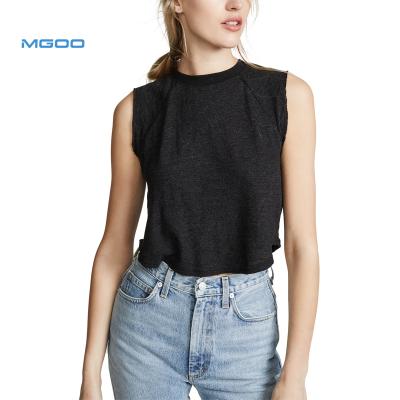 China MGOO Anti-Shrink Black Culture Anti-Shrink Servicing Gym OEM Beach Top Women Shorts Deep Sleeve Girls Invests for sale