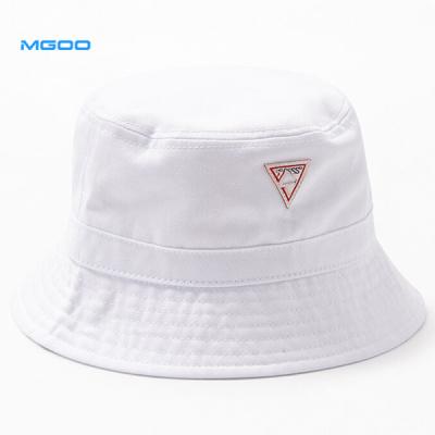 China Custom Made COMMON Logo Hats Girls Cotton Sunhat Topee Floppy Hat Good Quality Triangle Bucket Hat And Fishing MGOO Hat for sale