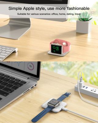 China Custom LOGO Apple Smartwatch Charger OEM Wireless Charging for sale