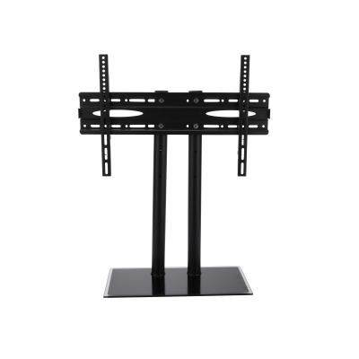 China Modern Luxry Heavy Duty Flat Screen Table Base Universal Upright Tv Stand Mount For Living Room for sale