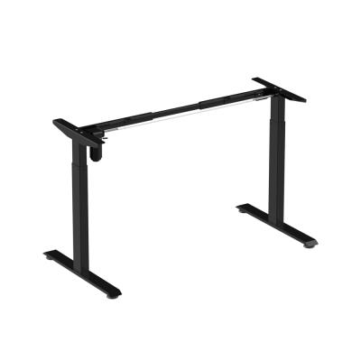 China Factory direct black adjustable height position memory single motor (height) desk for sale