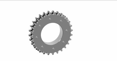 China 28 Teeth Escalator Sprocket Dia 297mm Escalator Duplex Chain Sprocket for sale