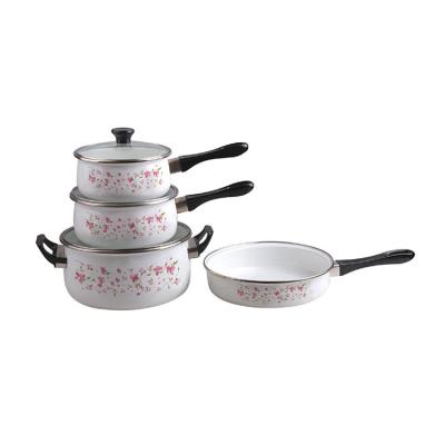 China 165DG Sustainable Cookware Fine Quality Outdoor Stick Non Cooking Camping Cookware Set for sale