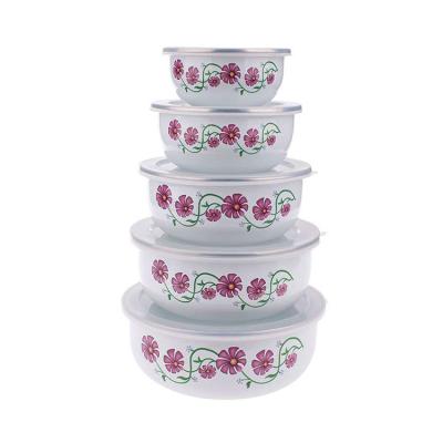 China Sustainable Design Plastic Air Printing Air Tight Bowl 209D Storage Bowls Set for sale