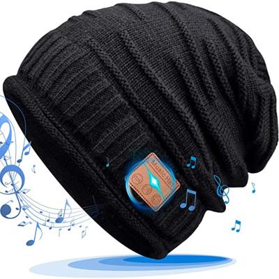 China Music Warm Hat Hat Winter BT Headphone Wireless Stereo Music Player With MIC Hat Outdoor Sport For Handsfree Smart Headphone for sale