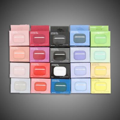 China For Inear Pro Earphone OPP Bag Wireless Earphone Case Colorful Sticker Silicone Cover Case For Airpod 3 Pro Air Pods Earphone Accessories for sale