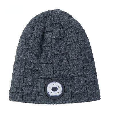 China COMMON LED Lighted Hat Beanie Hat Winter Warmer Unisex Knitted Hat Outdoor Sport for sale