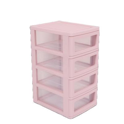 China Newest Multi-layers Modern Transparent Plastic Hollow Body Box Drawer Large Space Desk Drawer for sale