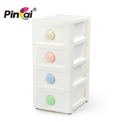 China Sustainable High Quality Stylish Multilayer Plastic Storage Drawer Cabinet For Baby Cloth Storage for sale