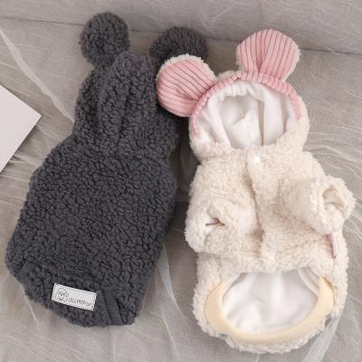 China Factory Wholesale Cute Bear Clothes Plush Cat And Dog Warm Stocked Winter Clothes for sale