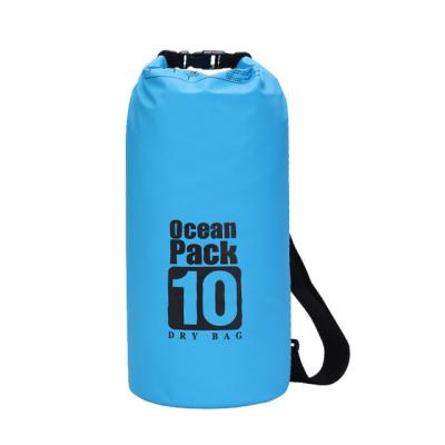 China China OEM 2/5/10/15L/20/30L PVC Tarpaulin Ocean Pack Dry Bag Outdoor Waterproof Dry Bag With Shoulder Straps for sale