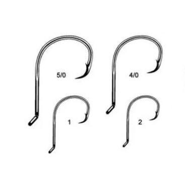 China Super Strong Hoop Hook 1~10/0 High Carbon Steel Fishhooks for sale