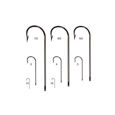 China 9968 Super Strong 12~5/0 Aberdeen Hook High Carbon Steel Fishhooks for sale