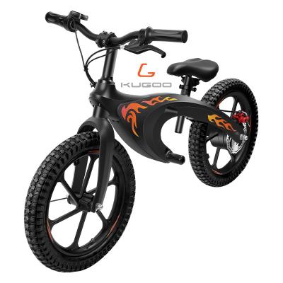 China NEW factory KUGOO children's electric bicycle 350W 24V 16-2.126 inch tire children's electric bicycle for sale