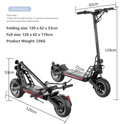 China KUGOO 800W Unisex Factory Electric Scooter For Sale Eu Warehouse 48V 12.5AH Electric Scooter 10 Inch Off Road Electric Scooter for sale