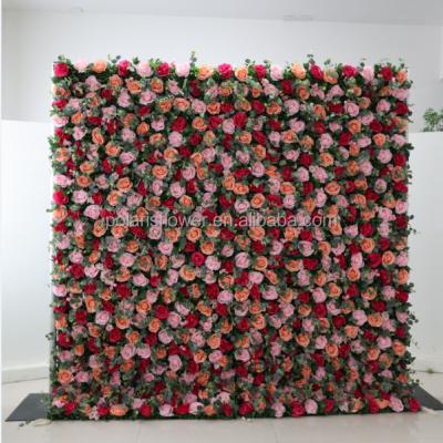 China Fashionable Wholesale Wedding Decoration Decorations Artificial Wedding Backdrop Flowers Big 3D Flower For Wedding Supplies for sale