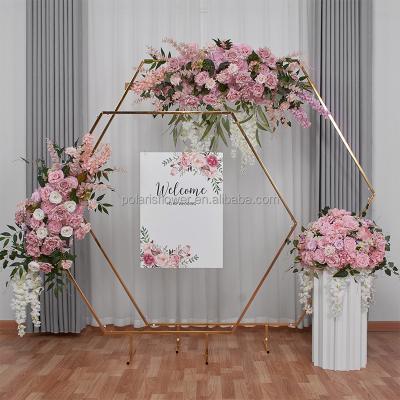 China Trendy Wedding Decorations Customize Wedding Backdrop Table Centerpiece Flowers Runners Arch Flower For Wedding Party Decoration for sale