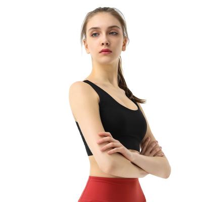 China Shirts & Sexy Seksi Yoga Bra Top Shaped Cup U Shape Women Sports Bra for sale