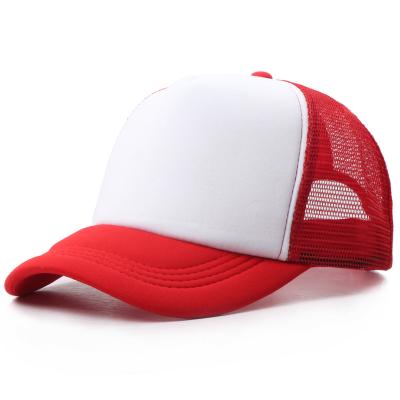 China breathable & Wholesale Summer Waterproof Mesh Logo Embroidered Custom Trucker Hat Fitted Blank And Hat for sale