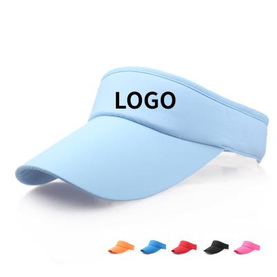 China COMMON wholesale custom sublimation visor sports baseball hat adjustable sublimation visor empty hat for sale