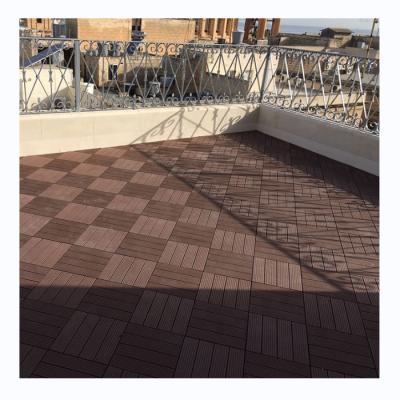 China EUROPEAN Hot Sale Wooden Decking Tile Plastic Interlocking Outdoor Composite Tiles for sale