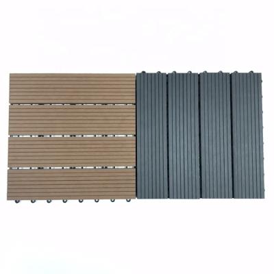 China Plastic Flooring Outdoor Patio And Deck Good Price EUROPEAN Wood WPC Tiles for sale