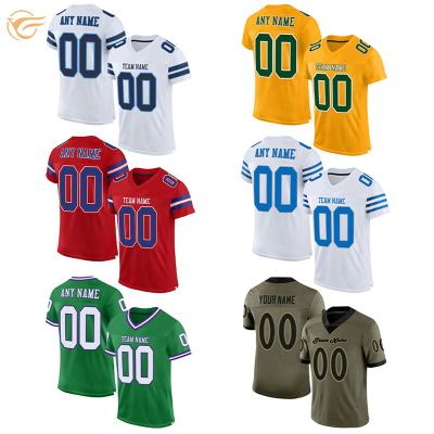 China Antibacterial Custom Embroidered Casual Sports Mens Street Jerseys American Football Shirt OEM Brand for sale