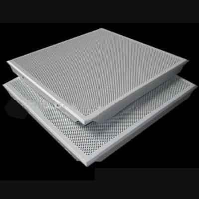 China Quadratische / rechteckige Aluminiumdeckenplatten Pulver mit 0,5-1,0 mm Legierung beschichtet zu verkaufen