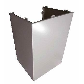 China U-shape Or Semi-circle Curved Aluminum Panel For Building Column Or Pillar Envelope en venta