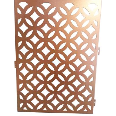 China Anti-UV And Discoloration-proof Perforated Aluminum Wall Cladding Panel For Screen Curtain Wall Decoration for sale