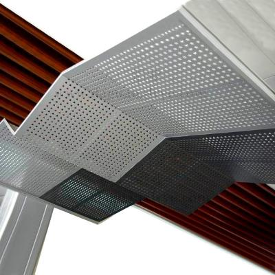 China Perforated Metal Aluminum Cladding Panels For Building Screen Or Ceiling Decoration for sale