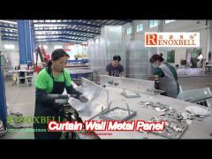 thermal insulation curtain wall metal panel uv resistant for building decoration