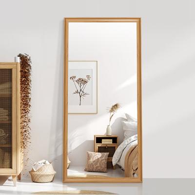 China Modern High Quality Full Body Mirror Framed Mirror Household Wall Mounted Full-body Wall Mounted Fit Mirror for sale